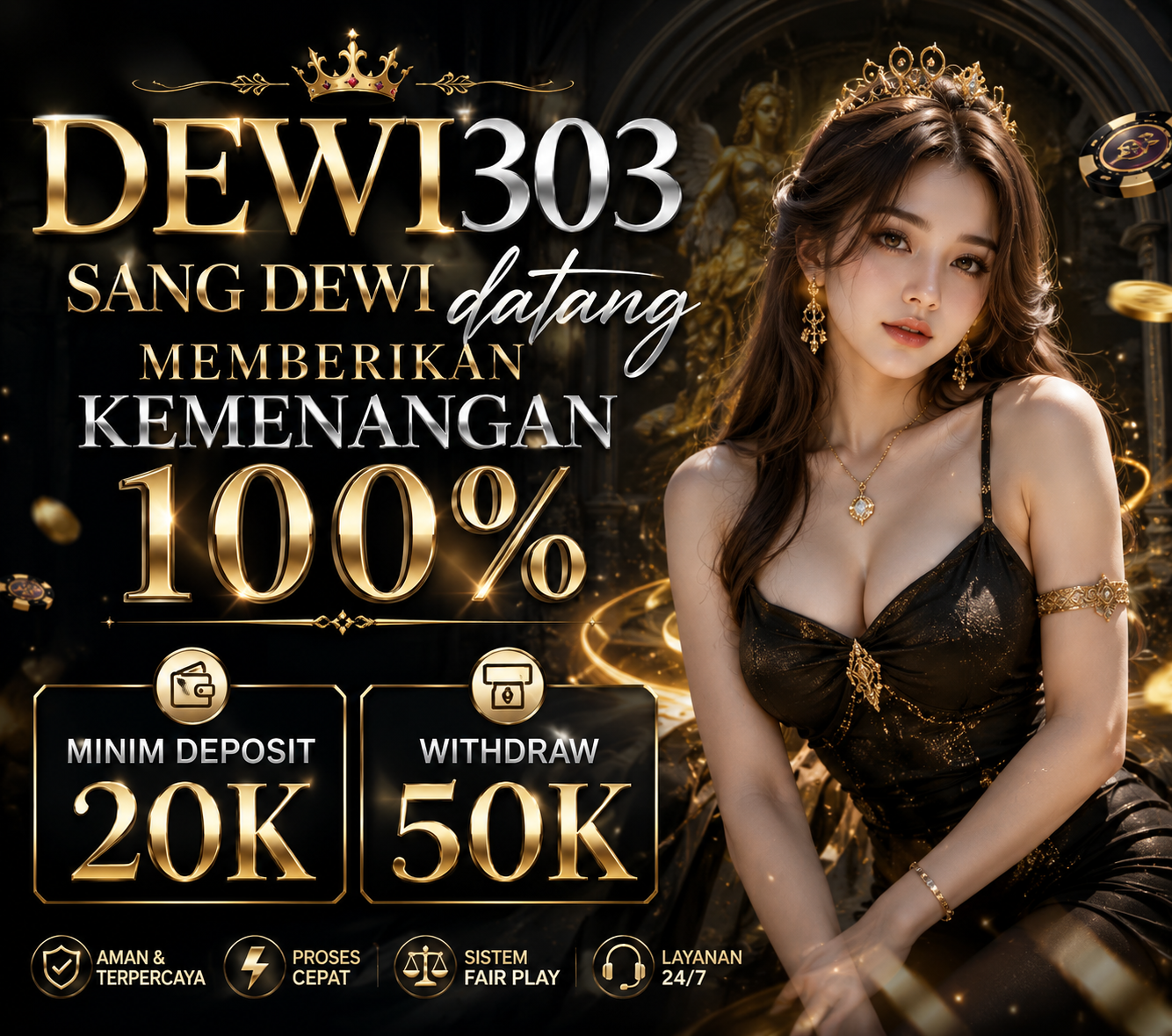 Dewi303 Sang Dewi datang memberikan kemenangan mudah bagi setiap pemain 